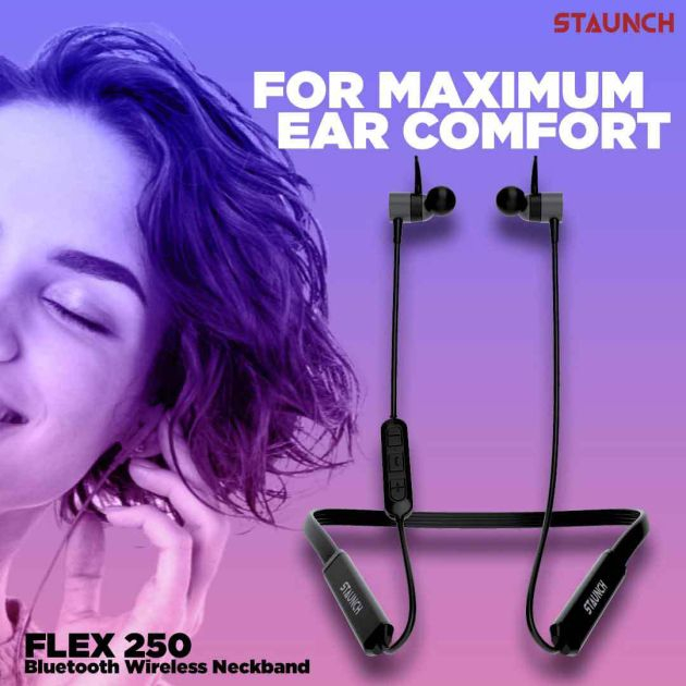 Écouteur-filaire-bluetooth---staunch-flex-250---6-mois-de-garantie