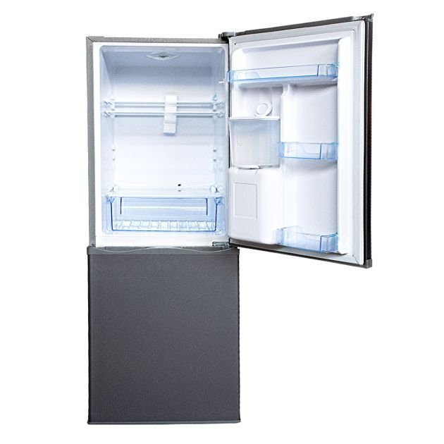 réfrigérateur-combiné---mr-uk---280-litres---ftui-f143-27---avec-distributeur-d'eau---gris-foncé---garantie-6-mois