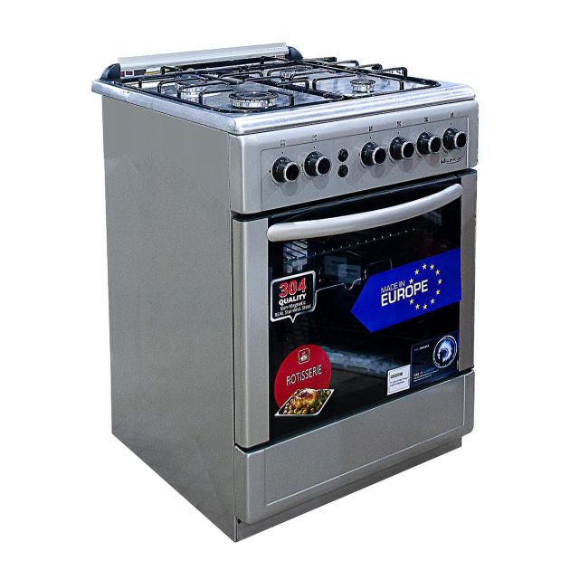 cuisinière-à-gaz---4-foyers---millennium---ft6402gbzm---60-x-60-cm---inox---garantie-6-mois