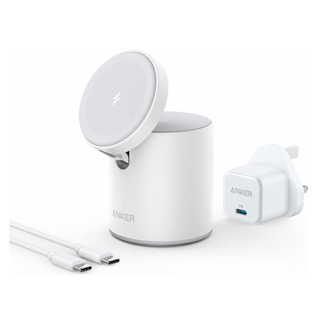 chargeur-sans-fil-magnétique---anker-623-(maggo)---station-de-charge-sans-fil-2-en-1---avec-chargeur-usb-c---20-watts---pour-iphone-série-13/12,-airpods-pro-(blanc-dolomite)