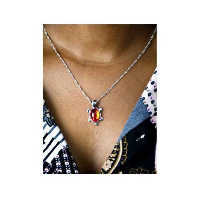 collier-star-fashion-avec-un-pendentif-en-tortue---couleur-argent