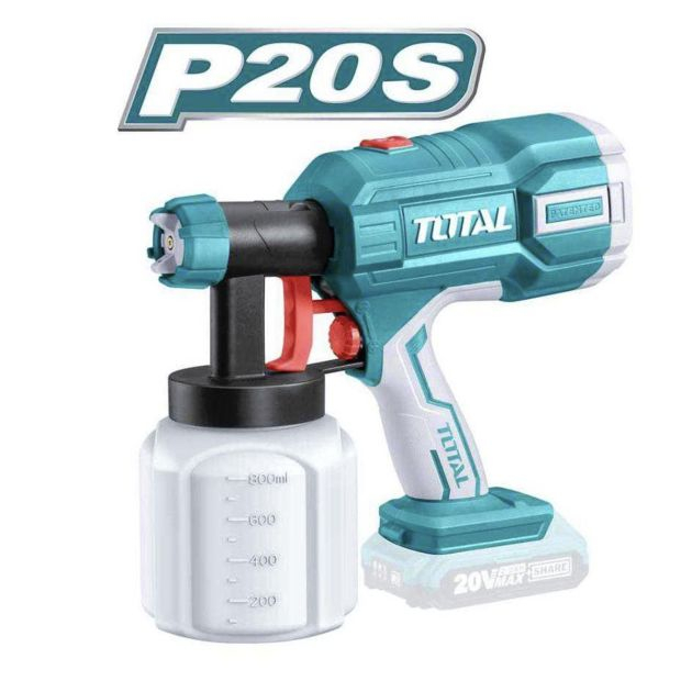 pulvérisateur-de-peinture-sans-fil-au-lithium---total---20v---06-mois-de-garantie