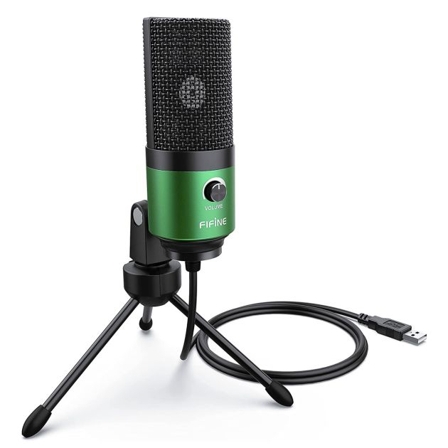 microphone-à-condensateur-en-métal---fifine-usb---k669b---pour-l'enregistrement-des-voix---vert