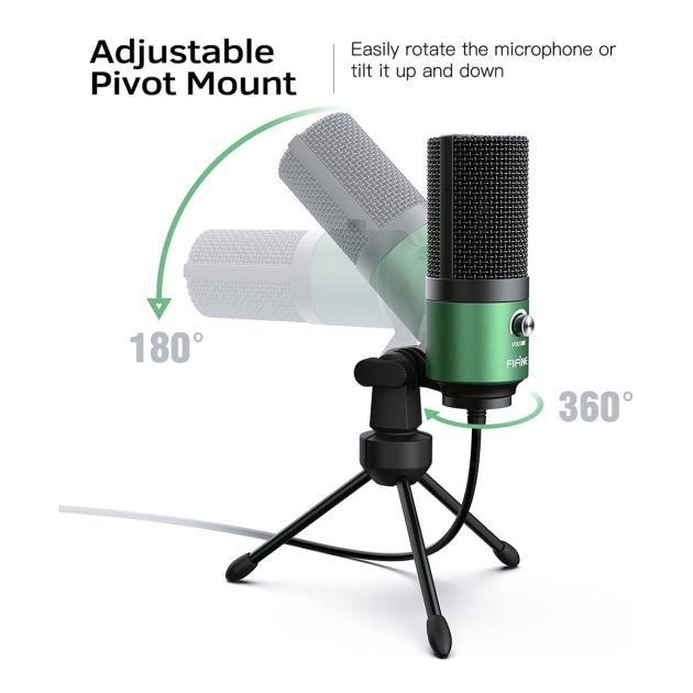 microphone-à-condensateur-en-métal---fifine-usb---k669b---pour-l'enregistrement-des-voix---vert