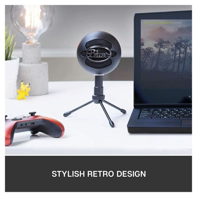 blue-snowball-ice-microphone-usb-plug-'n-play-avec-capsule-à-condensateur-cardioïde---support-de-bureau-réglable-et-câble-usb---noir