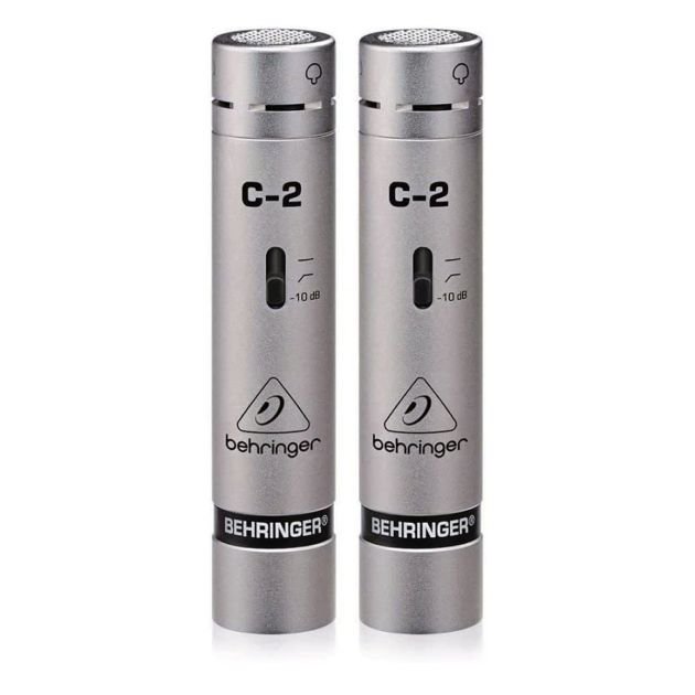 microphones-à-condensateur--behringer-c-2---de-studio-appariés