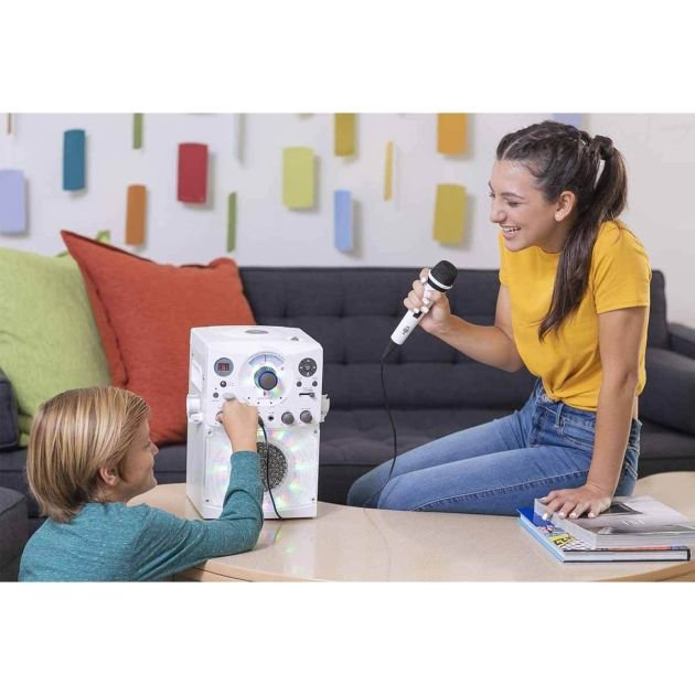 machine-à-chanter-sml385uw---système-de-karaoké-bluetooth---lumières-de-disco-led