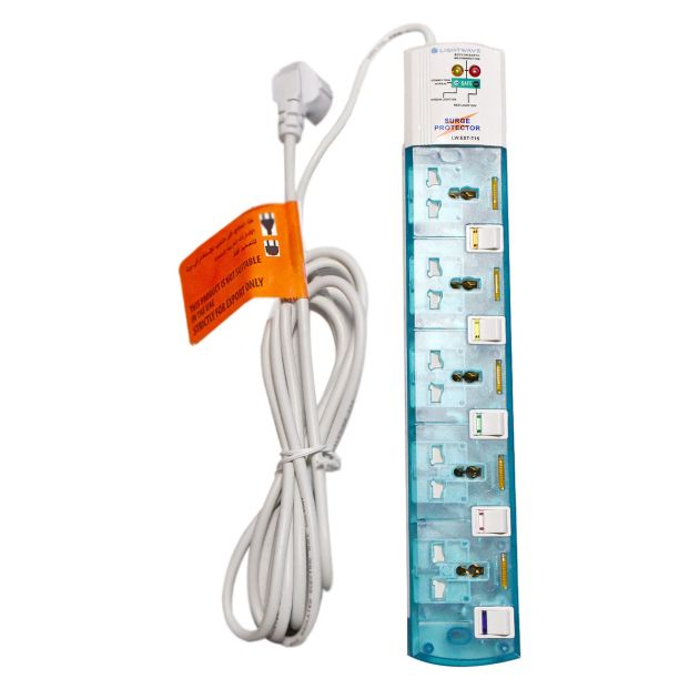 rallonge-multiprise---light-waves---ext-715-2p---5-prises---2p-/-3-mètres