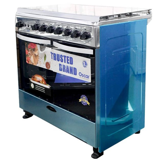 cuisinière-oscar-luxe-5-foyers---60x90--grand-four---inox---6mois-garantit