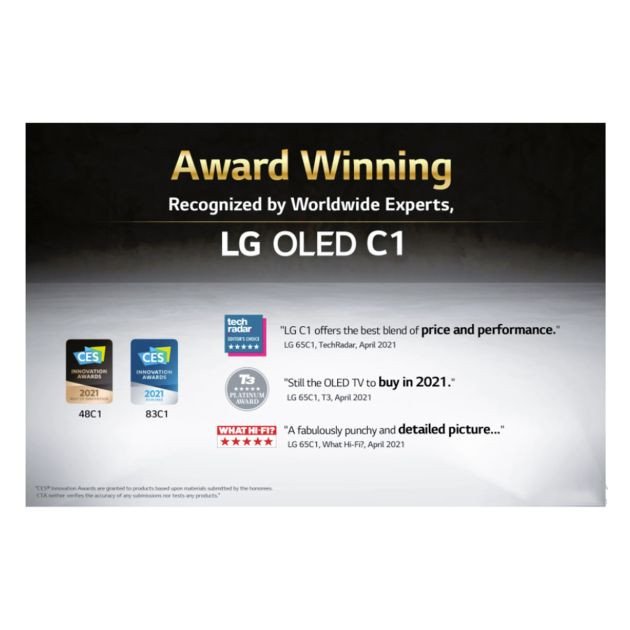 téléviseur-oled-4k-uhd-lg---83-pouces---oled83c1pva---hdr---smart--ai-thinq---dolby-vision-iq---garantie-12-mois
