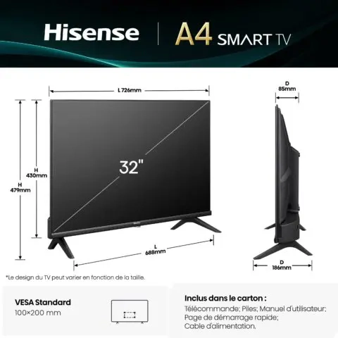 tv-hisense---32-pouces---smart---séries-a4k---hd-ready--06-mois-de-garantie
