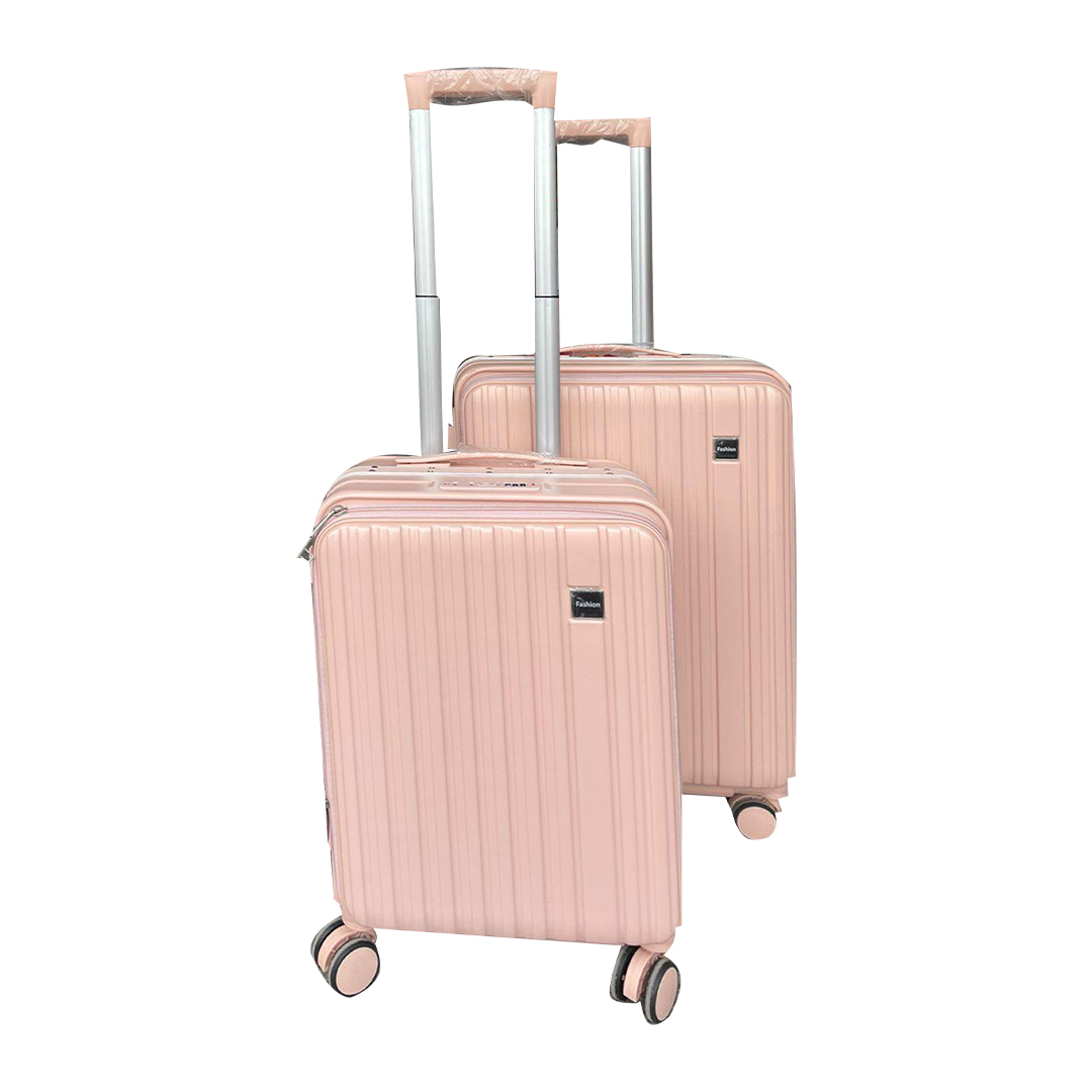 set-de-2-valises-rigides-–-argent,-rose,-gris,-noir-Élégant-&-moderne