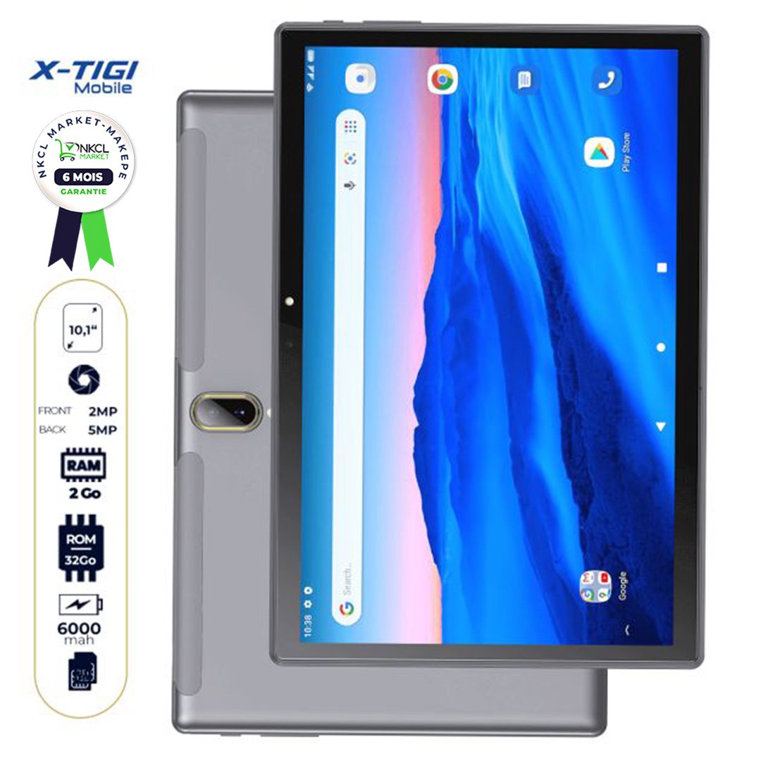 tablette-x-tigi-hope-10-mate---128-go---4go-ram---10.1"---5mp---6000mah---dual-sim---garantie-6-mois