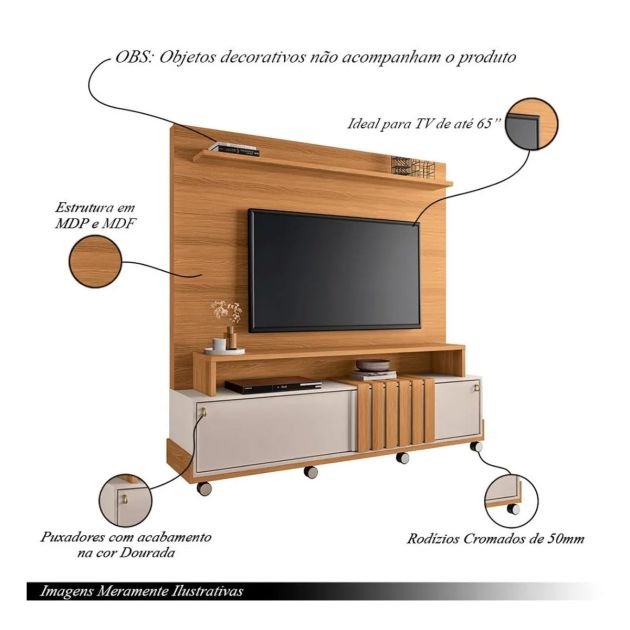 meuble-tv-bold-1.8---4291---jusqu'à-65-pouces---blanc-cassé/marron