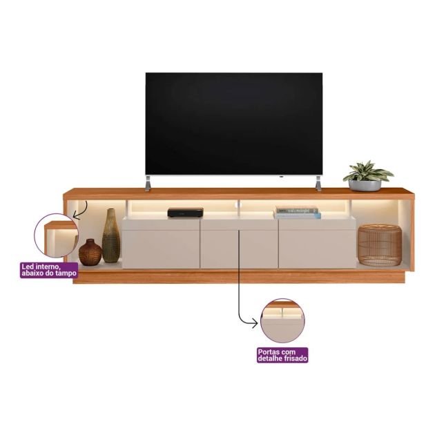 meuble-tv-cronos-2.2---ln210350---pour-tv-de-jusqu'à-75-pouces---nature/blanc-cassé