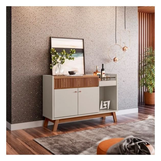 buffet-lucca---ln210319---133cm---amande-/-blanc-cassé