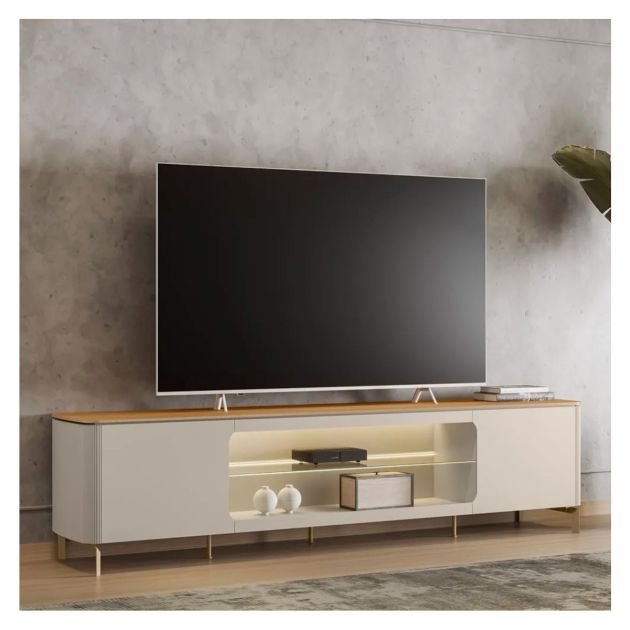 meuble-tv-–-santorini-–-ln210349-–-nature/blanc-cassé-–-239-cm---jusqu’à-85-pouces---led---portes-conventionnelles