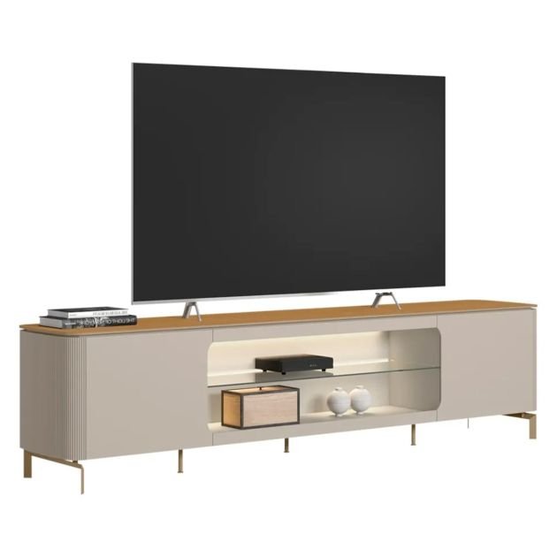 meuble-tv-–-santorini-–-ln210349-–-nature/blanc-cassé-–-239-cm---jusqu’à-85-pouces---led---portes-conventionnelles