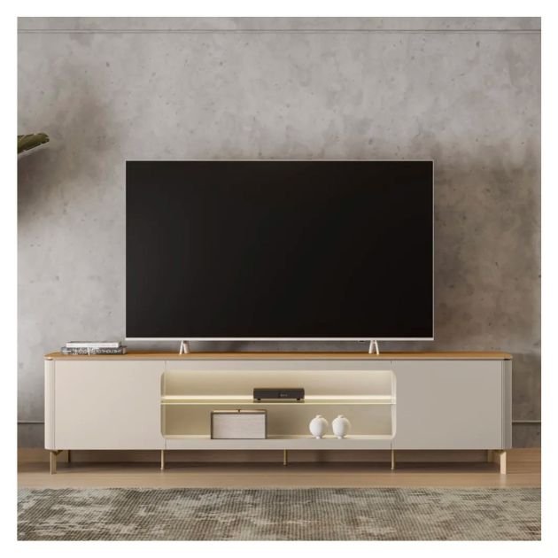 meuble-tv-–-santorini-–-ln210349-–-nature/blanc-cassé-–-239-cm---jusqu’à-85-pouces---led---portes-conventionnelles