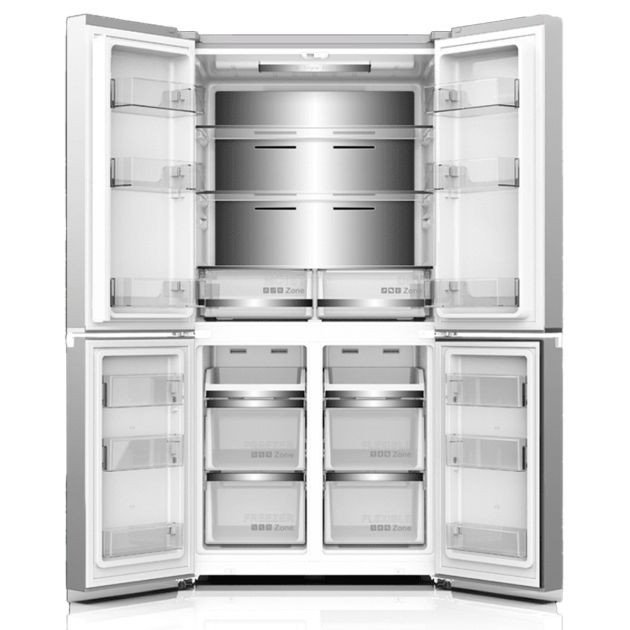 réfrigérateur-arf-665-litres---à-4-portes-croisées-(réfrigérateur-de-415-l/compartiment-variable-de-125-l/congélateur-de-125-l)-–-compresseur-inverter-–-refroidissement-multi-airflow-–-no-frost-(sans-givre)---inox-–-garantie-6-mois