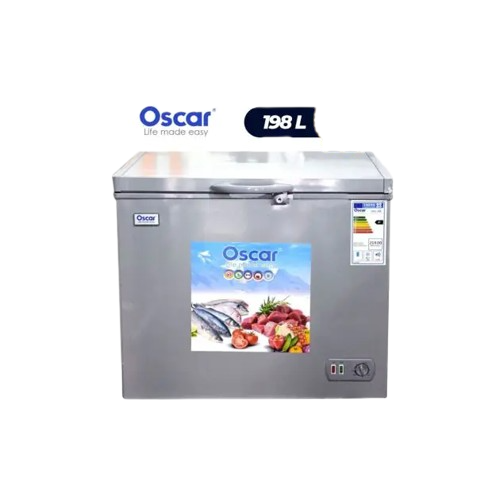 congélateur-coffre---oscar--osc-290---198-litres---argent---06-mois