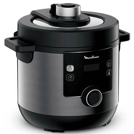 multi-cuiseur-haute-pression-et-friteuse-sans-huile---turbo-cuisine---moulinex---ce778810---1450-watts---7,6-litres---noir---garantie-3-mois