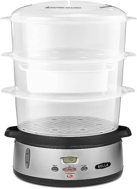 bella-cuiseur-vapeur-numérique-à-trois-niveaux-de-9,5-l,-cuisson-simultanée-saine