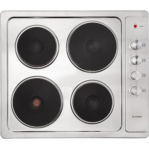 plaque-de-cuisson-électrique-glem---gtl640ix---4-foyers---6000-w---6-mois