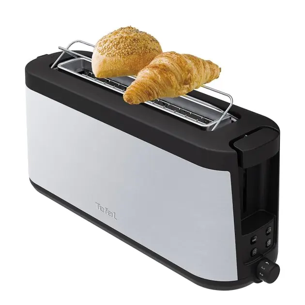grill-pain-longue-fente-elément---tefal---tl430811---1000w---1-fente---argent-noir---4-mois