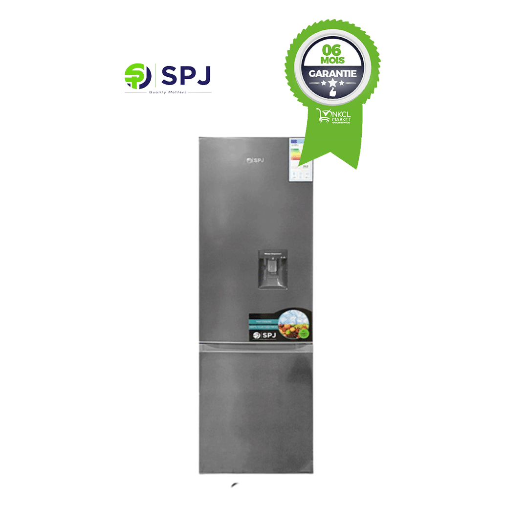 réfrigérateur-combiné--spj---rf-inu369c---avec-distributeur-d'eau---no-frost---270l---gris---06-mois