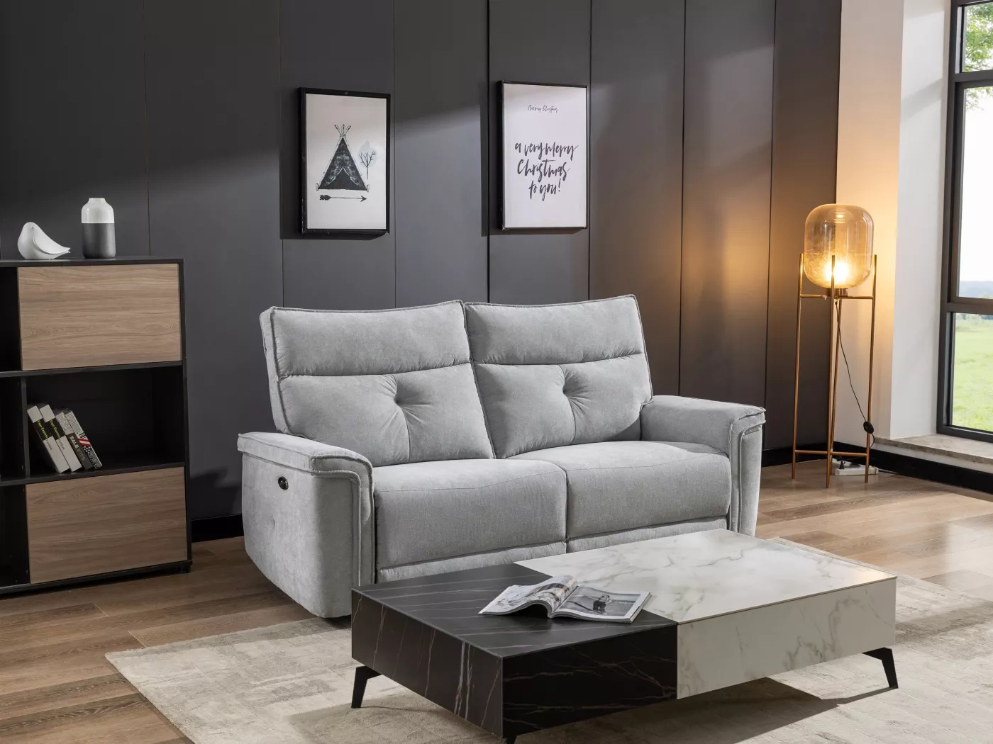 canapé-2-places-relax-électrique-en-tissu-gris-benjamin