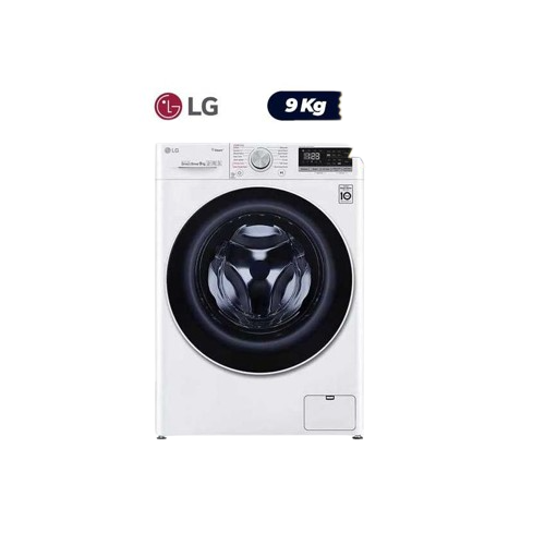 machine-à-laver-automatique-lg---9kg---f4v5vypow---blanc---12-mois