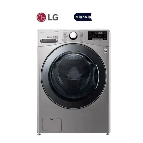 machine-à-laver-automatique-(-lavage-et-séchage)-lg---f0l2crv2t2---lavante-17-kg---séchante-10kg---très-économe-en-énergie-(a+++)---thinq-option---argent---garantie-12-mois