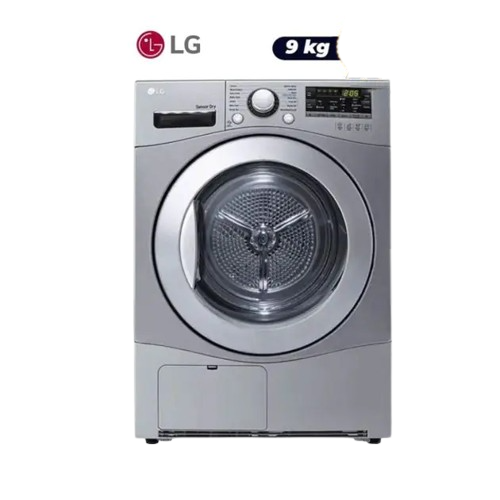 sèche-linge-lg---type-à-condensation---9-kg---lg-rh90v9pv8n---diagnostic-intelligent---gris---12-mois
