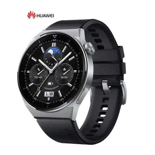 smartwatch-huawei-watch-gt-3-pro-titane-active-noir-46-mm---tracker-de-fitness---moniteur-de-santé---appels-bluetooth