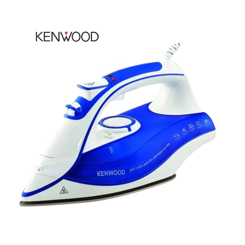 fer-à-repasser-à-vapeur-avec-semelle-céramique---2600-watts---kenwood---isp600bl---350ml---bleu-blanc---3-mois