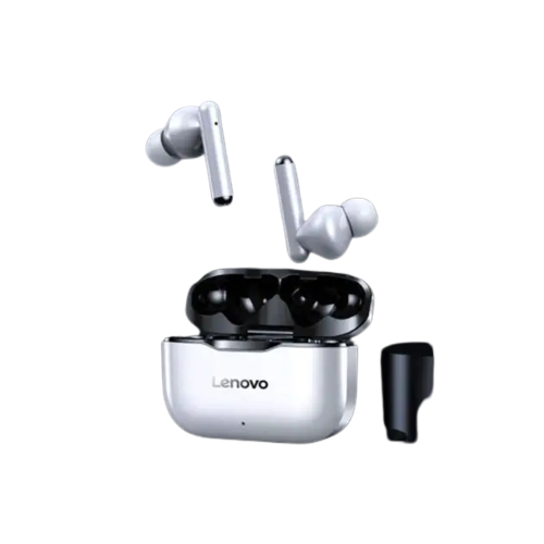 ecouteurs-sans-fil-lenovo-lp1-earbuds---ip5x---12-d'autonomie---300-mah---blanc