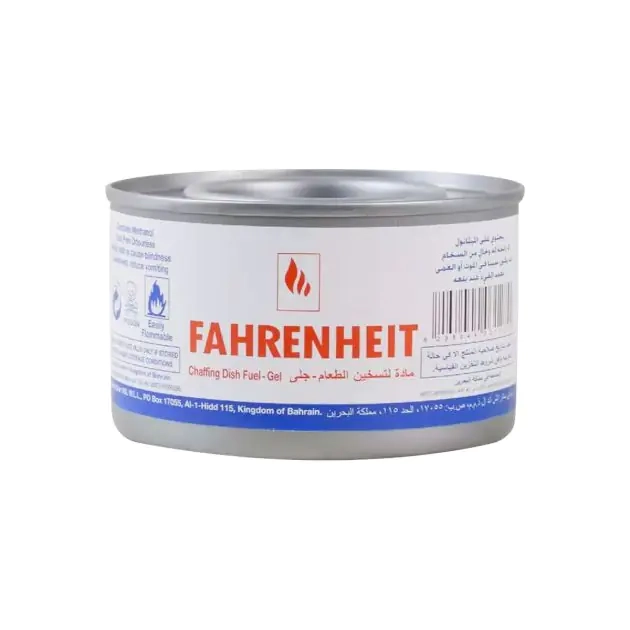 Gel à Combustible pour Marmite Chauffante - FAHRENHEIT - 2 Heures