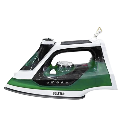 fer-à-repasser-a-vapeur---solstar---is-1168a-grv-ss---2600w---280-ml---vert-noir---3-mois