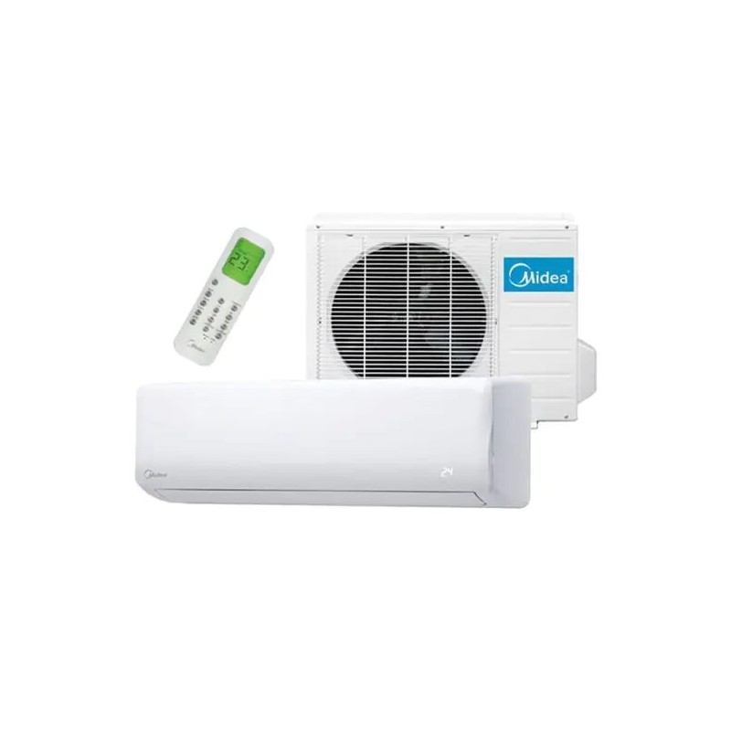 climatiseur-split---midea---2.5-cv,-18000btu---r410---6-mois---blanc