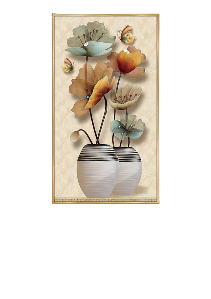 art-mural-personnalisé,-papillon,-fleur,-toile,-moderne,-vintage,-salon,-entrée-intérieure