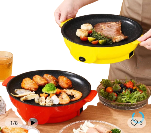poêle-à-frire-électrique-multifonction-non-collante,-gril-de-cuisine-portable