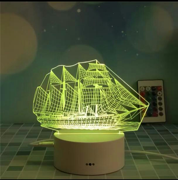 veilleuse-led-3d,-en-forme-de-bateau