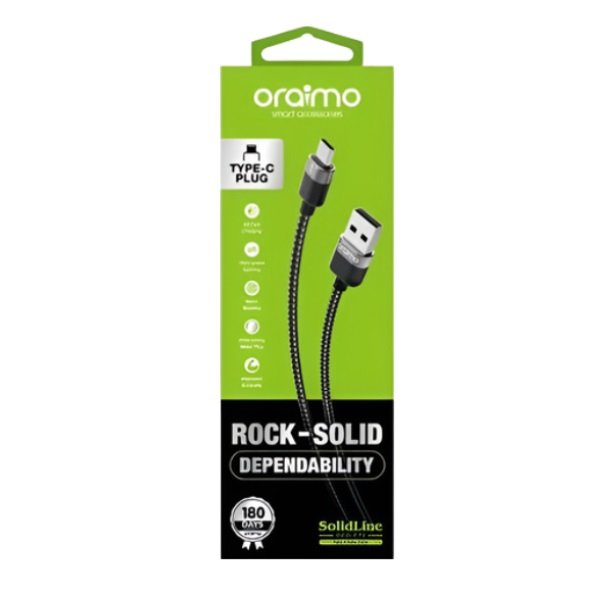 câble-de-données-oraimo-ocd-c72-–-3a-–-fast-charge-–-type-c