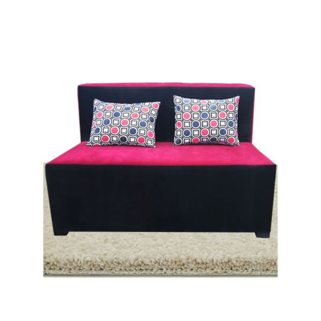 canapé-modulable-3-places-en-velours---kizo---rose/noir
