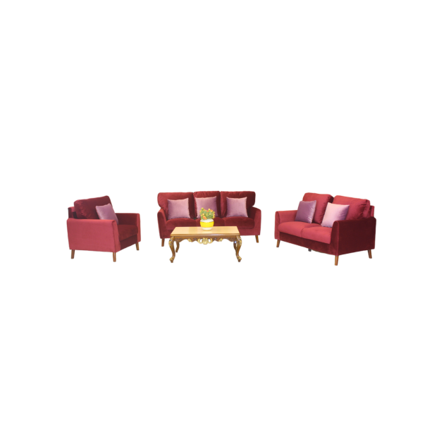 salon-en-tissu-6-places-lea-vip--pieds-solides-en-bois---violet,-noir-et-rouge