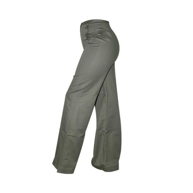 pantalon-a-coupe-large-en-coton---marron