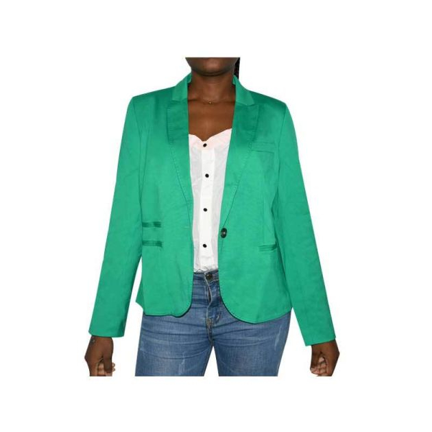 blazer-en-coton-avec-mono-bouton---vert