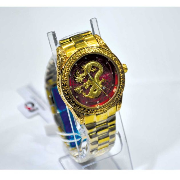 montre-unisexe-en-acier-inoxydable-marque-forcast-dans-son-boitier