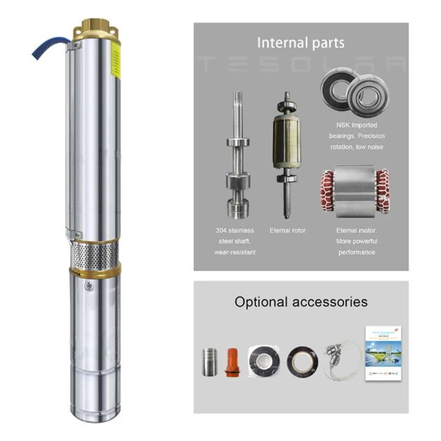 pompe-à-eau-solaire-immergée---1100-w---volume-max-6m3/h---6-mois